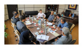 نشست مشترک پیمانکاران و مشاورین پروژههای عمرانی با ریاست دانشگاه بیرجند